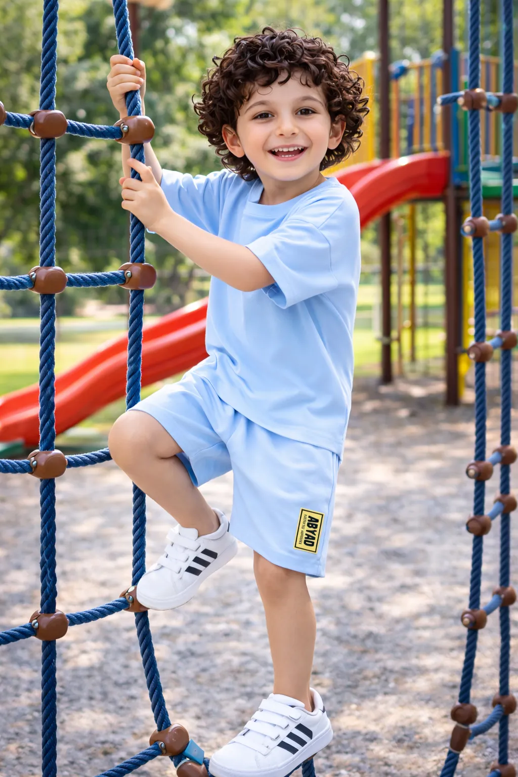 T-shirt & Shorts Cloud Blue