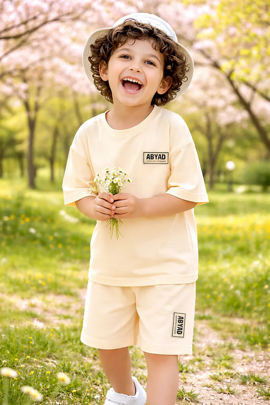 T-shirt & Shorts Ivory