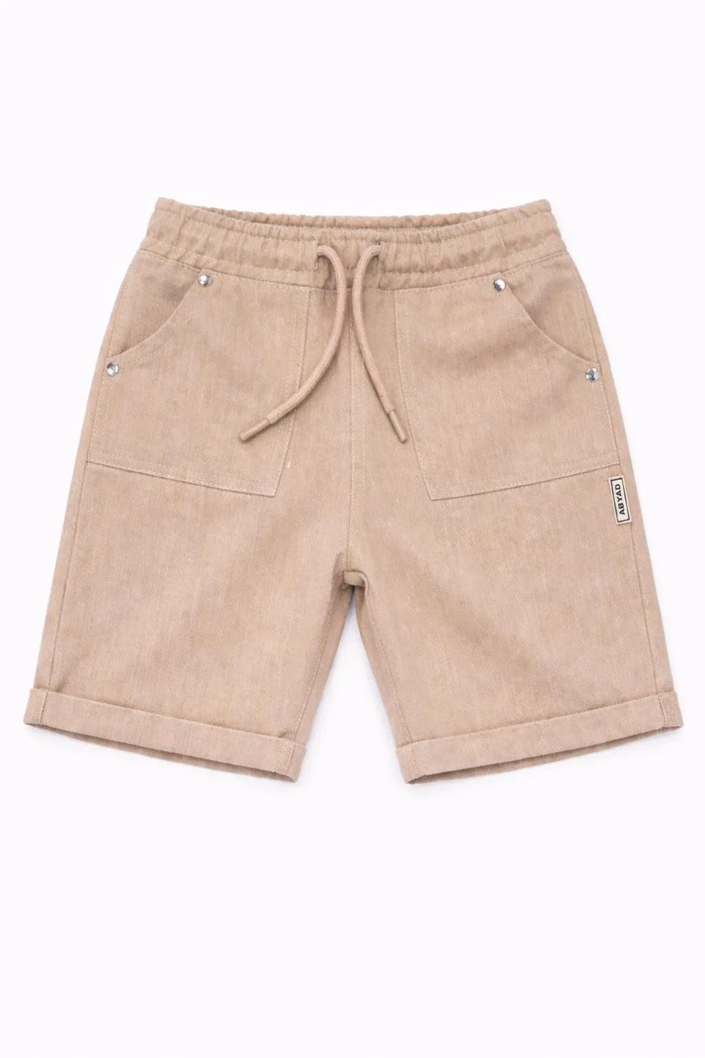 Twill Utility Shorts In Sand (1)