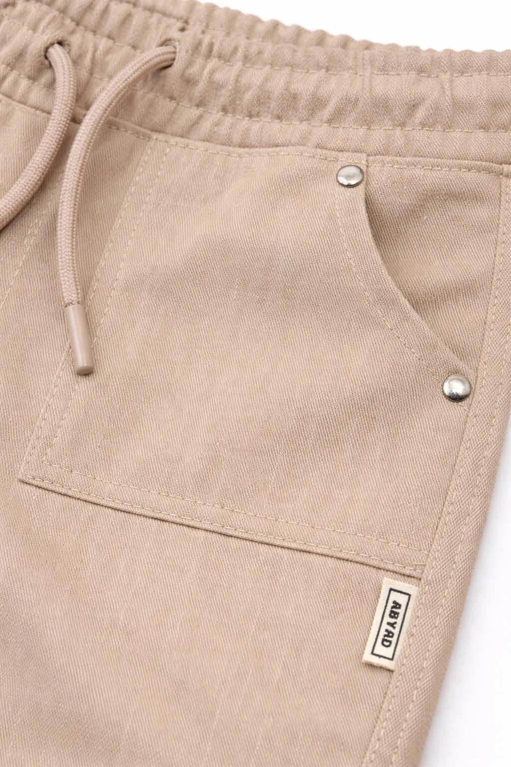 Twill Utility Shorts In Sand (8)