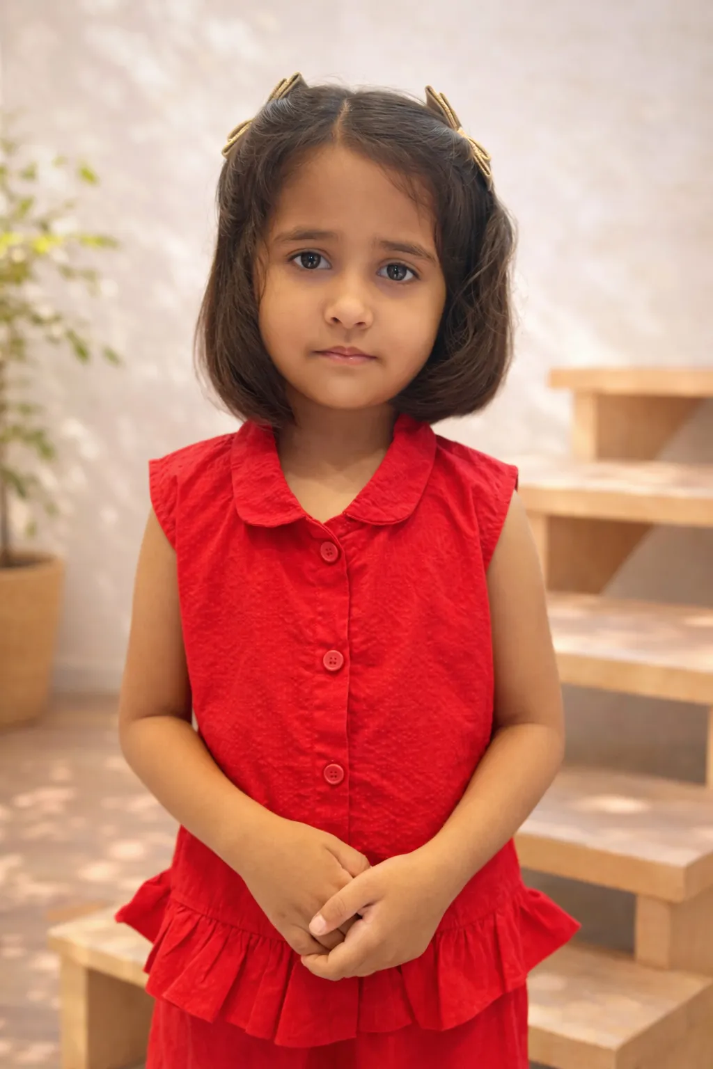 Airlite Textured cotton Co-ord Set