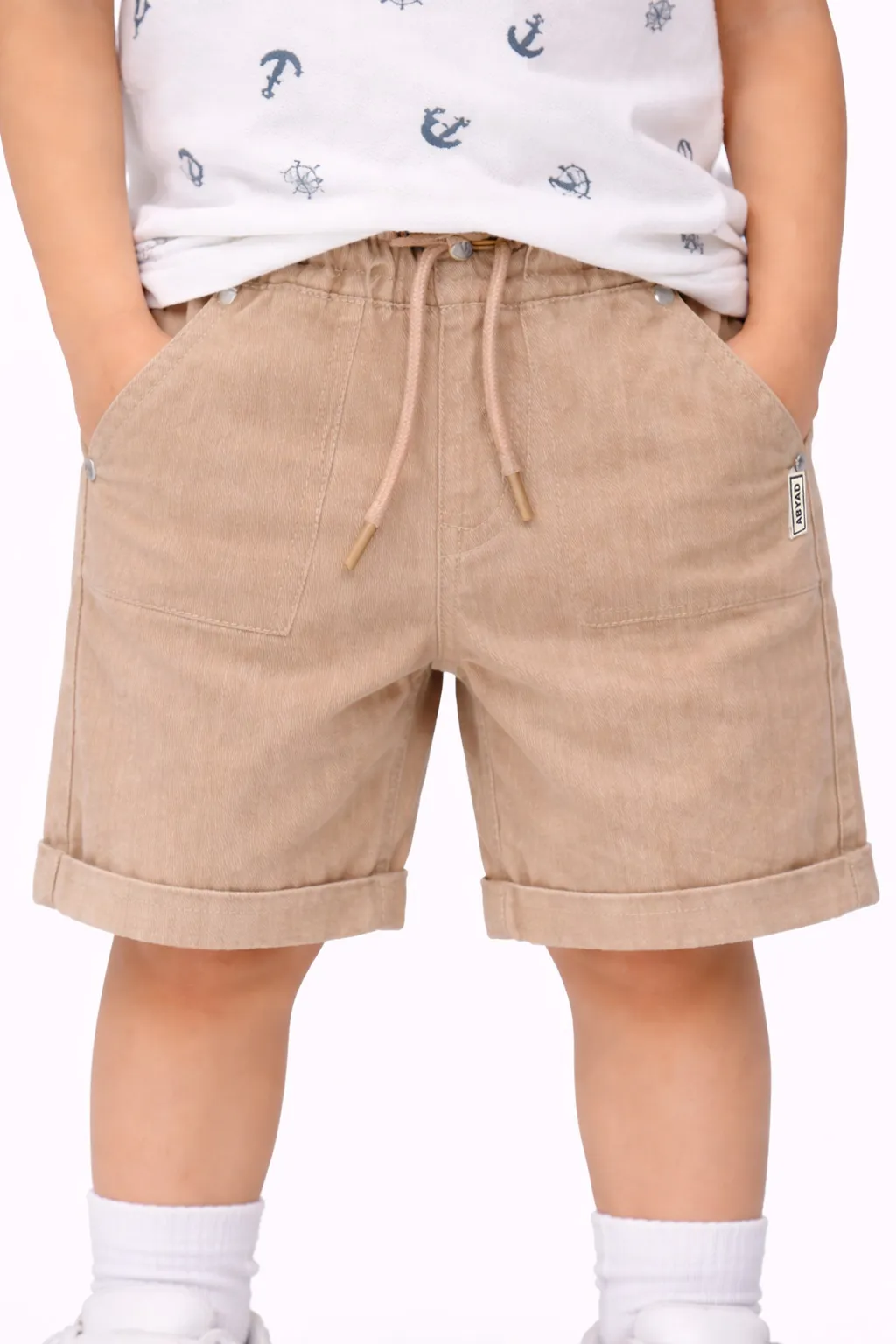 Twill Utility Shorts In Sand (3).png