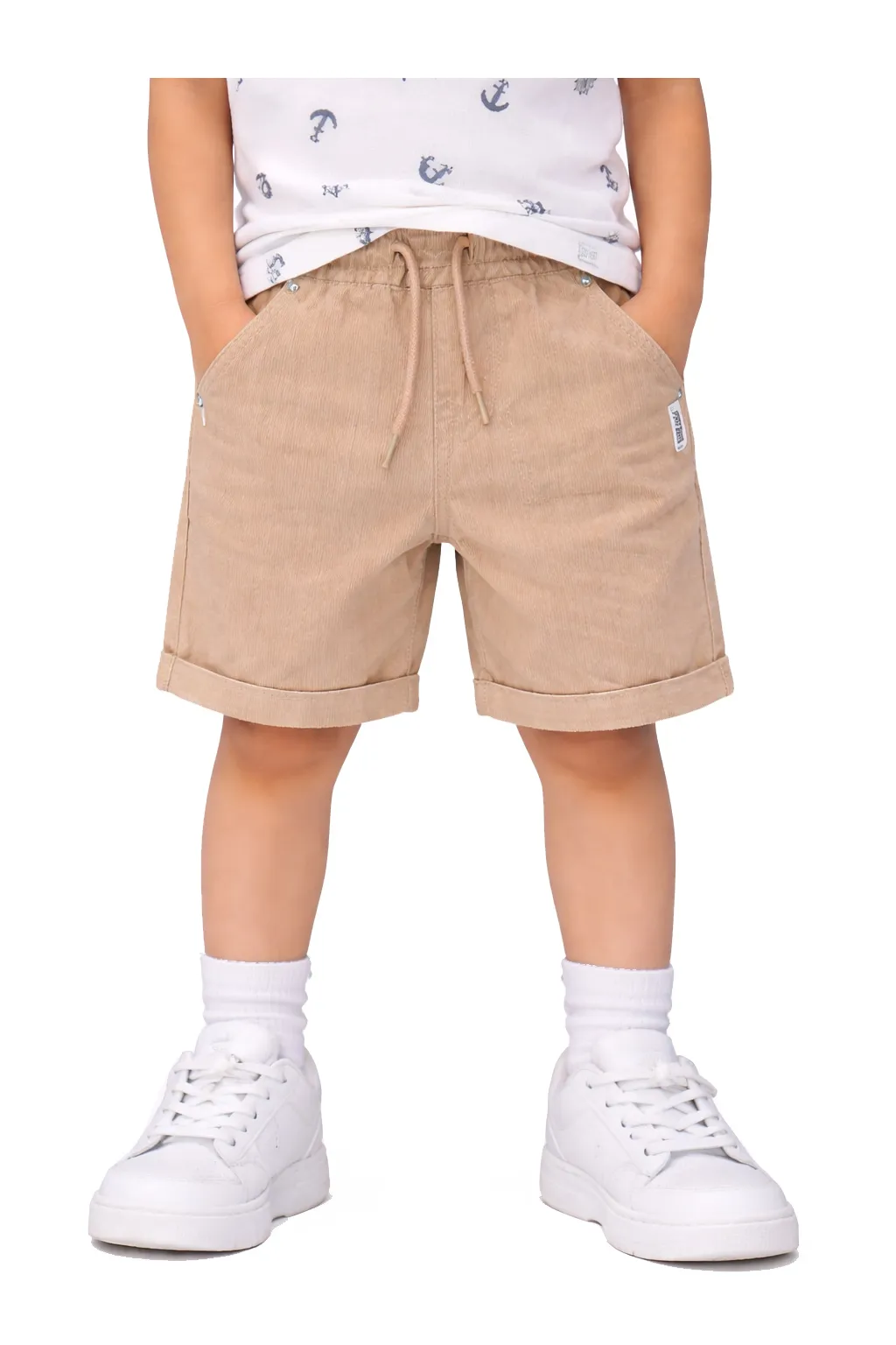 Twill Utility Shorts In Sand (9)